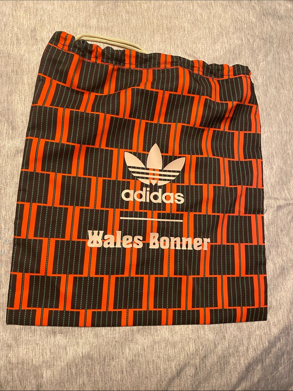 Adidas x Wales Bonner Drawstring Dust Bag For Pony Hair Trainers/Sneakers